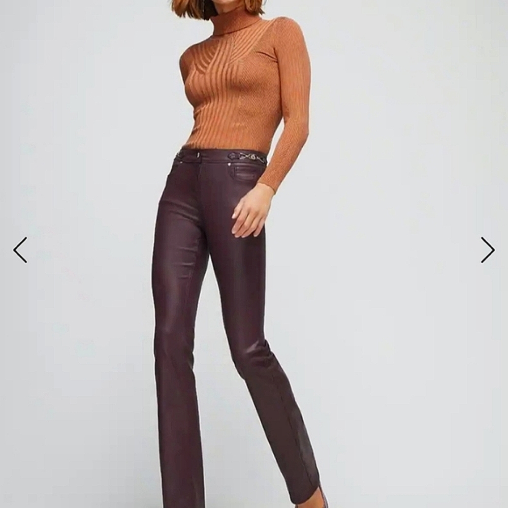 NWOT WHBM Curvy High-Rise Coated Skinny Jeans.  "The Skinny"